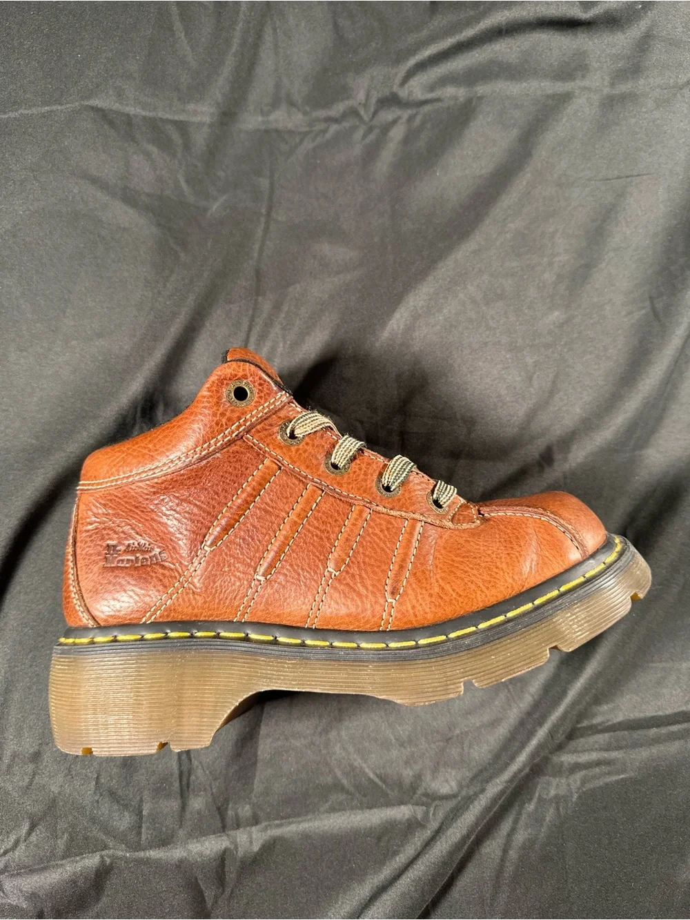 Dr Martens Chunky Platform Brown Boots Vintage 2C01 Retro Y2K Men 7 Women 8 39EU